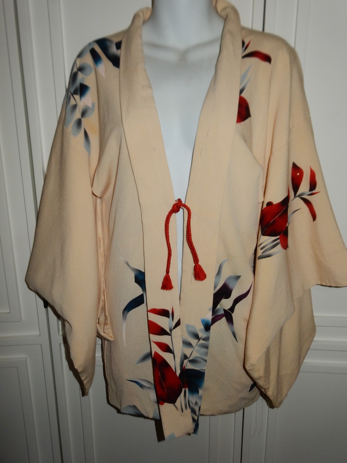 Vintage Japanese Kimono Harori Jacket – Small/Medium