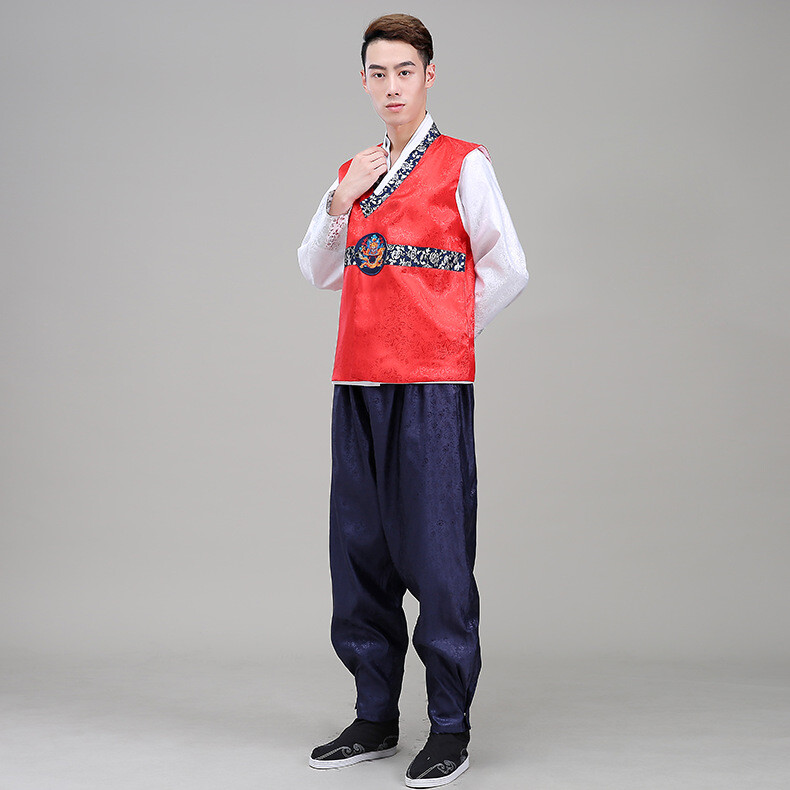 Men Hanbok Dress Korean Traditional Classic Clothing Korean National Stage Dress
