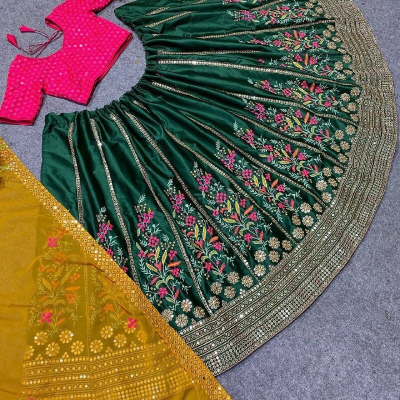 BOLLYWOOD INDIAN LEHNGA ETHNIC WEDDING PAKISTANI BRIDAL PARTY LEHNGA CHOLI EID