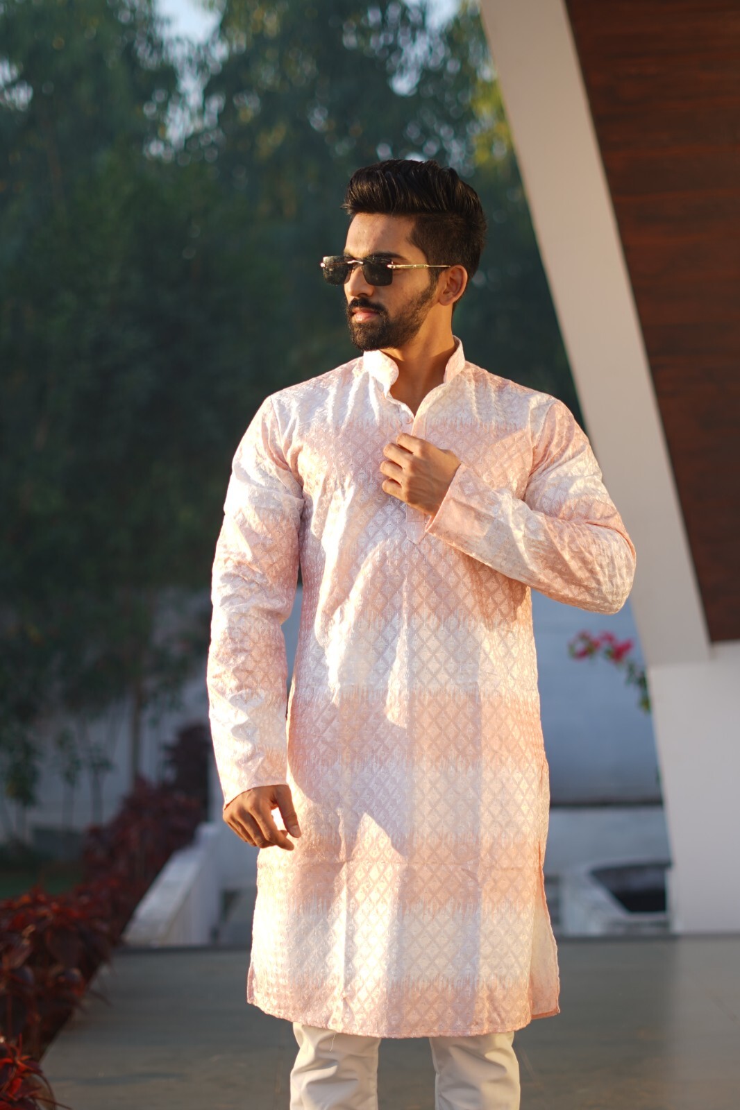 Indian Groom Men Kurta Set Pakistani Kurta Payjama Suits Sherwani Wedding Party