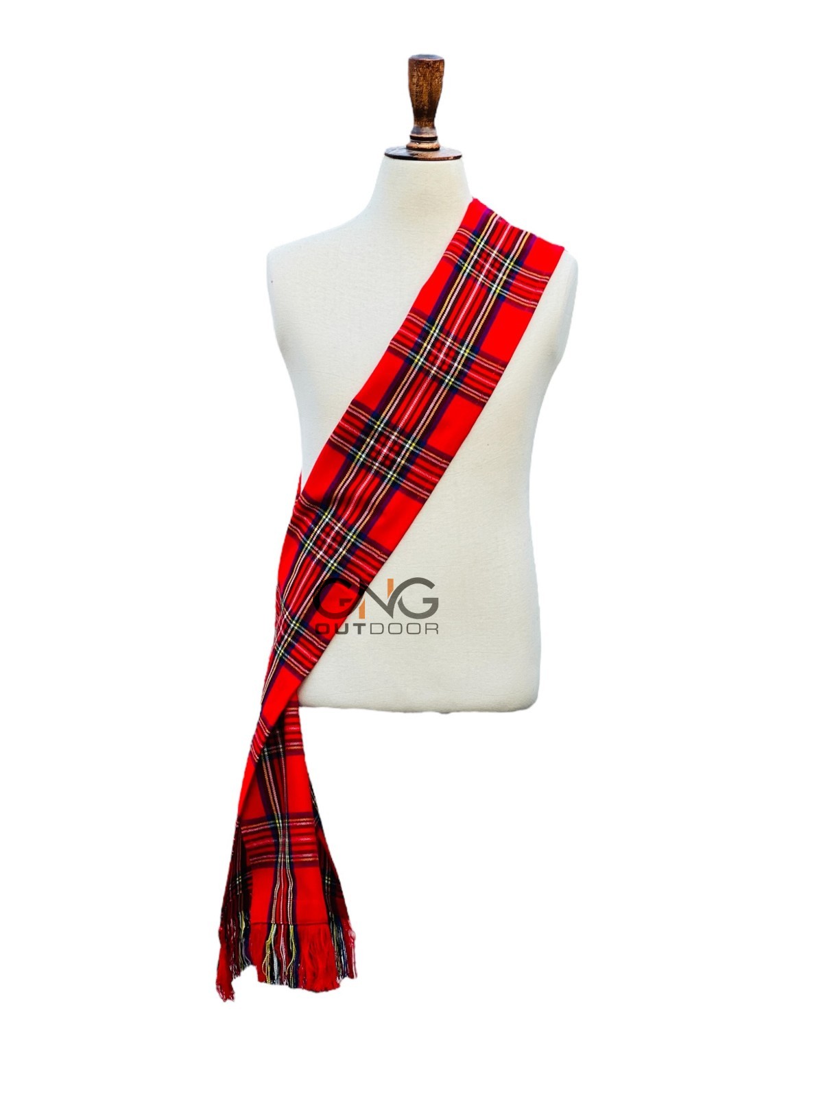 Ladies Royal Stewart Tartan Sash for Women Size 90″ x 12″ Handmade tartan Scarf