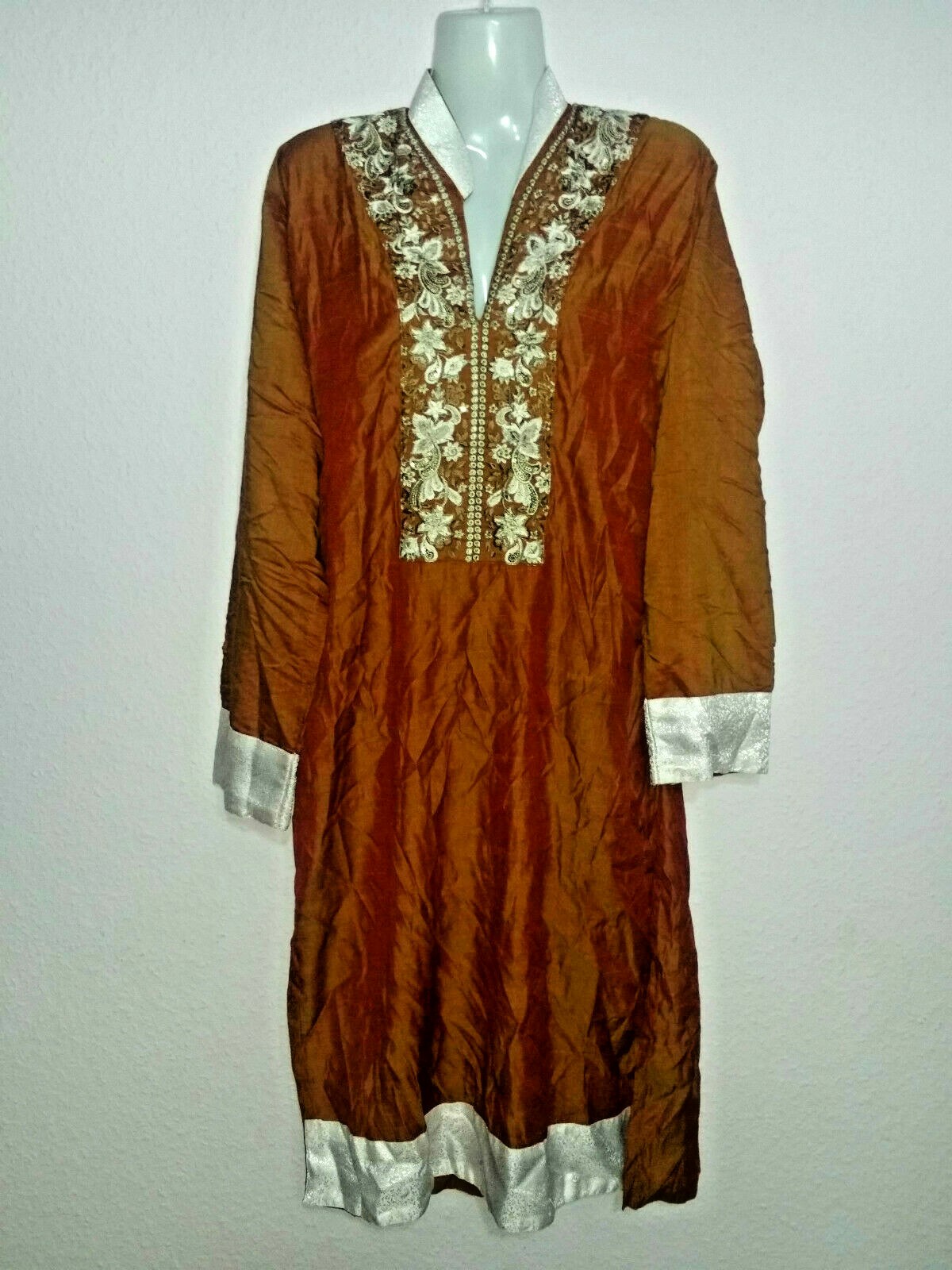 2 Piece Bollywood Costume Indian Pakistan Salwar Kameez Tunic Dress + Pants