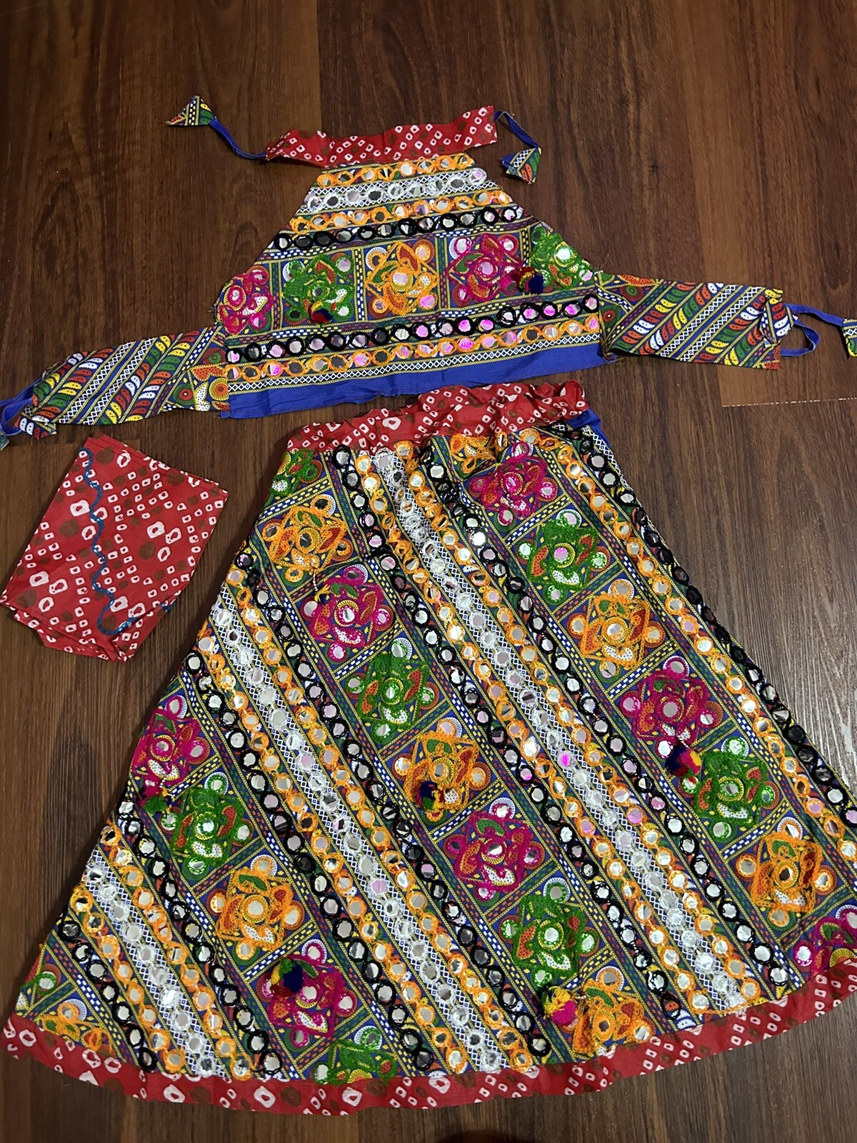 Indian Traditional Chaniya Choli Set Garba Kids Size 5- 6 Years Garba Gujarati