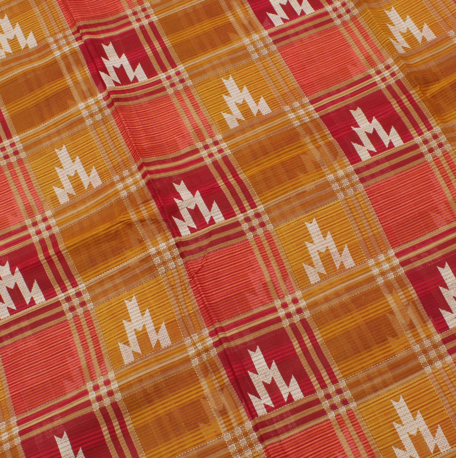 Sushila Vintage Multi-Color 100% Saree Pure Cotton Printed 5 Yard Craft Fabric
