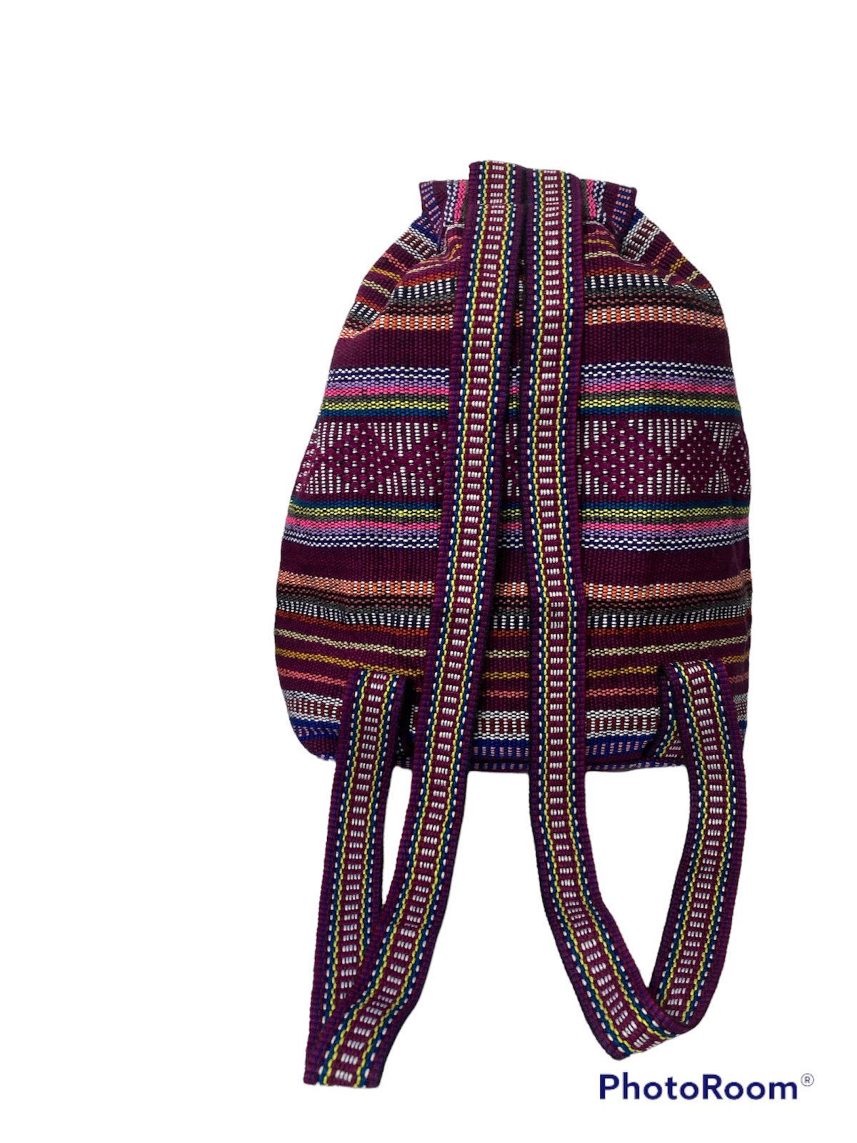 BACKPACK , HIPPIE , MADE IN MEXICO , MOCHILA ,AUTHENTIC PINZON, VIOLET MIX
