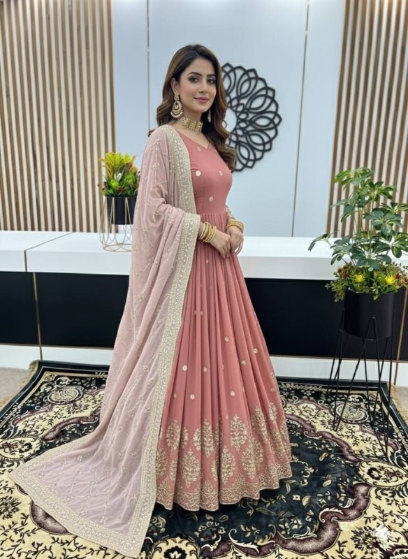 Anarkali Gown Pakistani Salwar Kameez Ready made Indian Wedding Party Bollywood