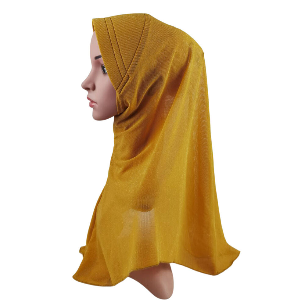 One Piece Amira Muslim Flower Hijab Islamic Head Scarf Women Pull On Ready Made