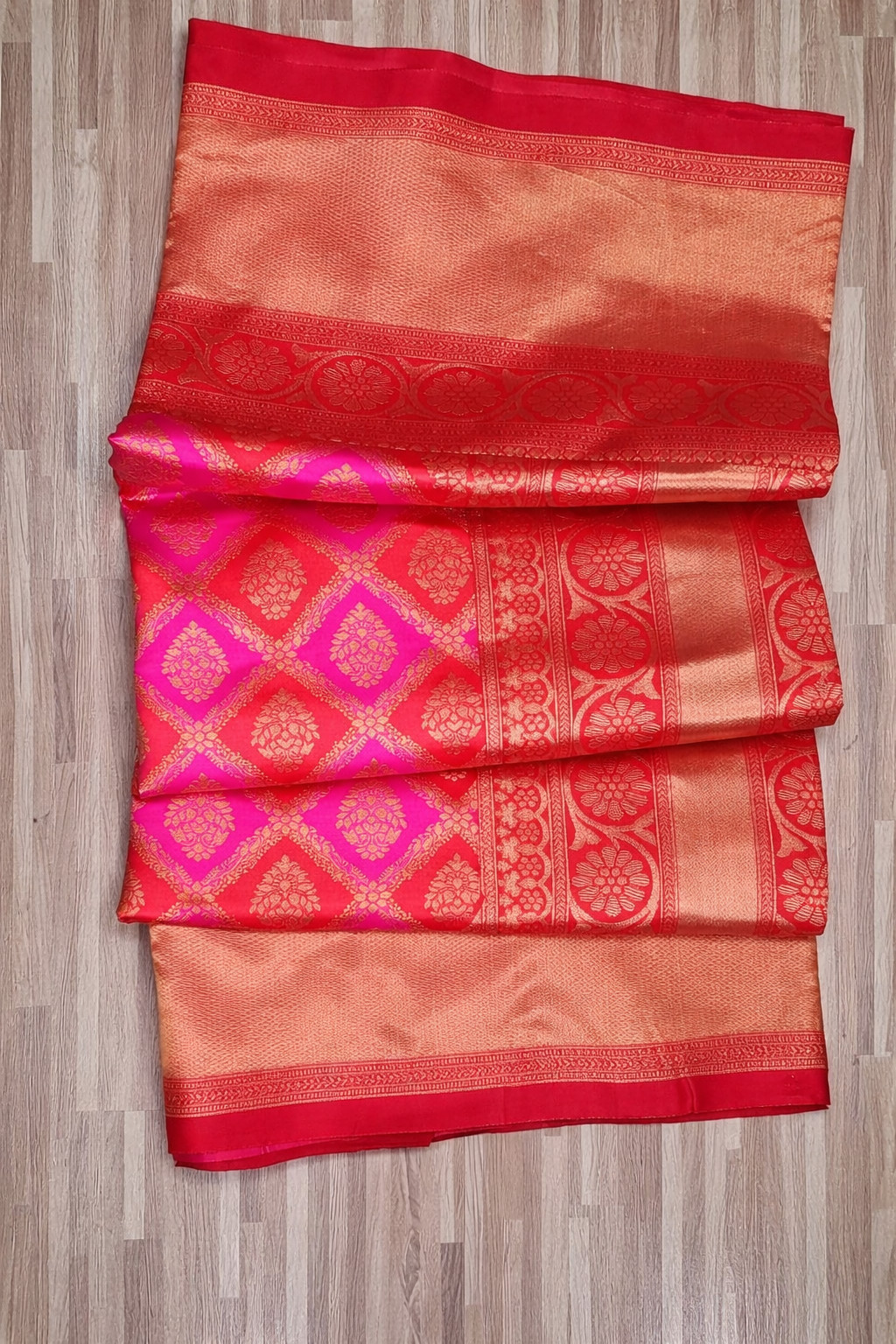 Wedding Wear Purple Lichi Silk Saree with Golden Jacquard Pallu & Blouse indian