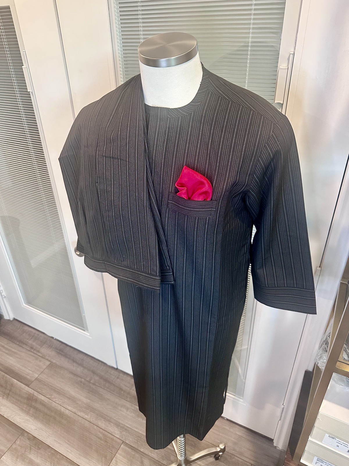 2piece set of 3/4 sleeves African/Nigerian inspired Kaftan For Men’s size M