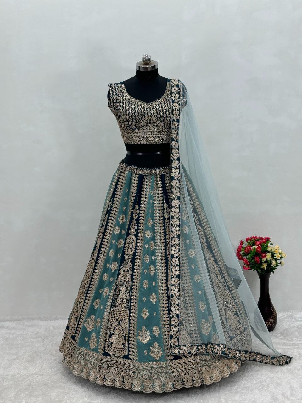 Beautiful Party Wear Georgette Lehenga Choli With Dupatta For Indian Women Wear