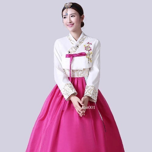 Women’s Korean Hanbok Dress Ancient Traditional Stage Dance Costume Ladies