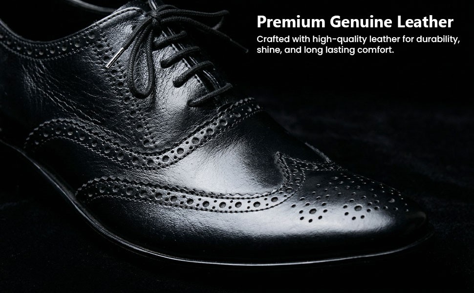Scottish Highland Brogues Black Leather Oxford Kilt Shoes Formal Piper Wear