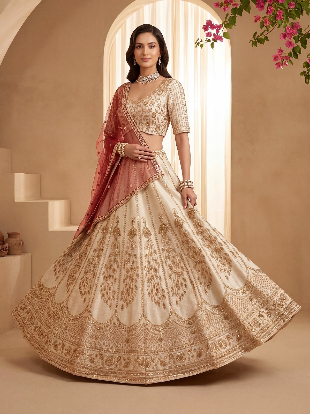 Premium Silk Lehenga Choli for Festive Gatherings