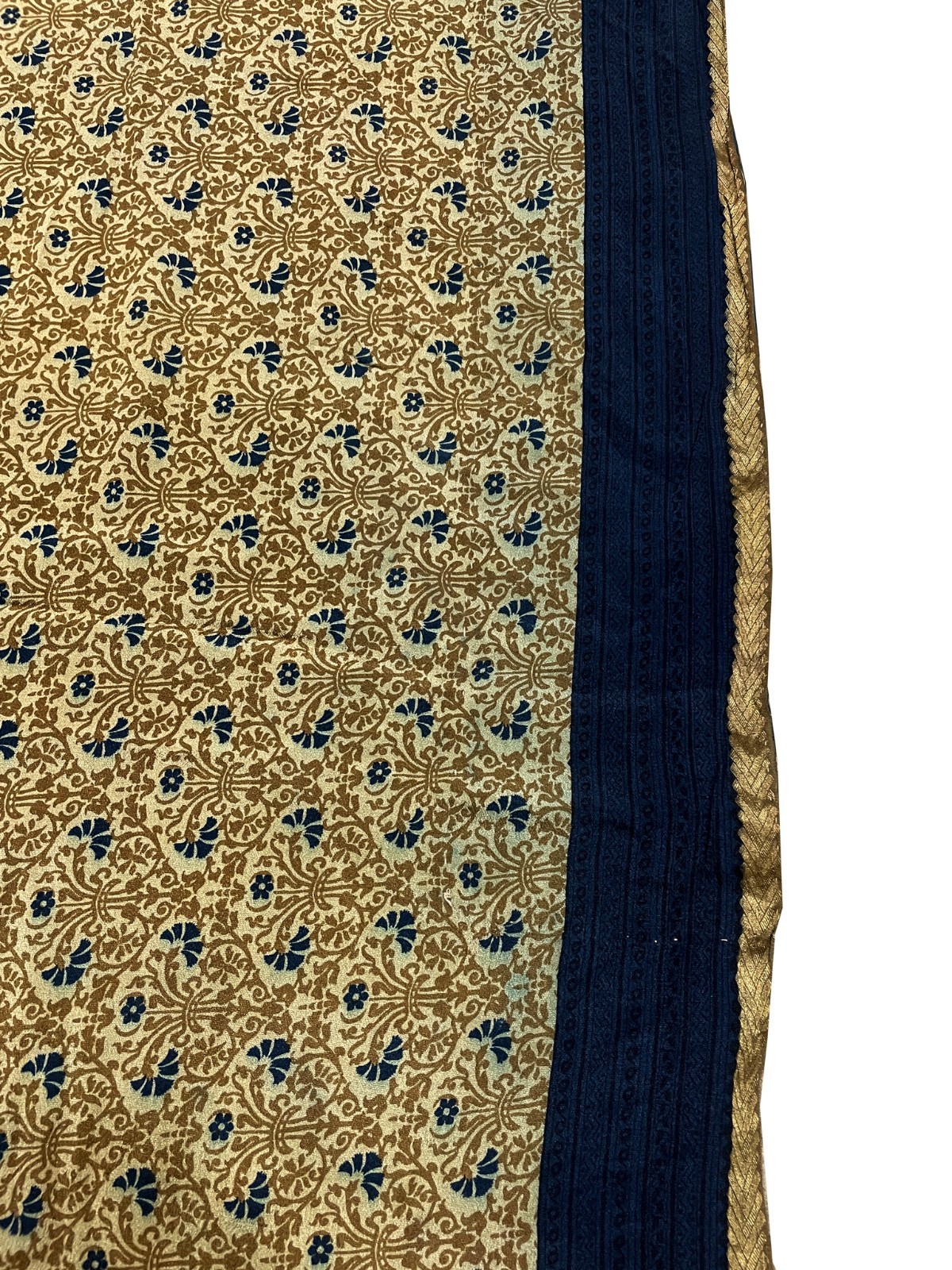 Vintage Chiffon Silk Saree, Lightweight Fabric for DIY & Sewing CS1110