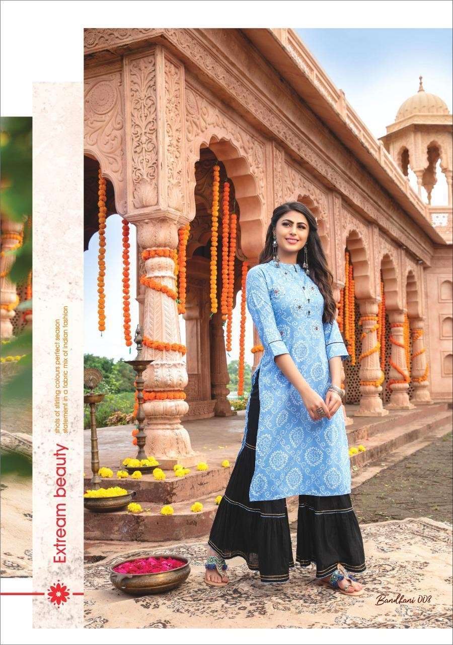 Indian Embroidered Kurta with Sharara Set Party Wear Dress