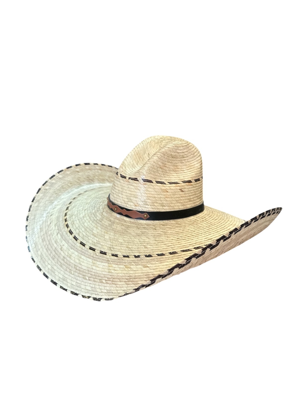 MEXICAN PALM HAT , OUTDOOR ,SOMBRERO , SPEEDY GONZALES , ROUND , OUTLAW , NEW