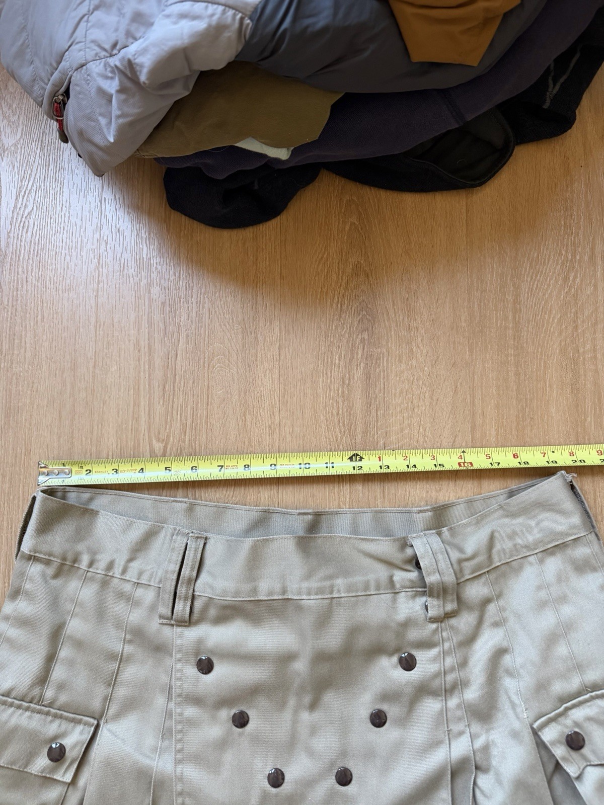 Utilikilt Kilt Mens 44 Waist Length 21 Khaki Brown Cargo Tactical Heavy Workwear