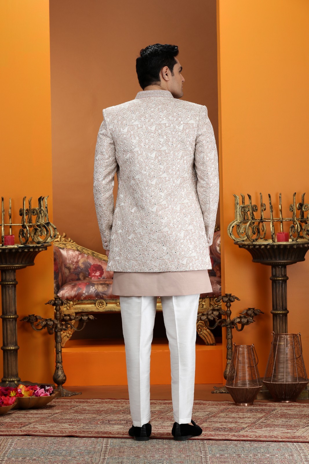 3 Pc Mens Designer Wedding Bollywood Traditional Clothing Indo Western India