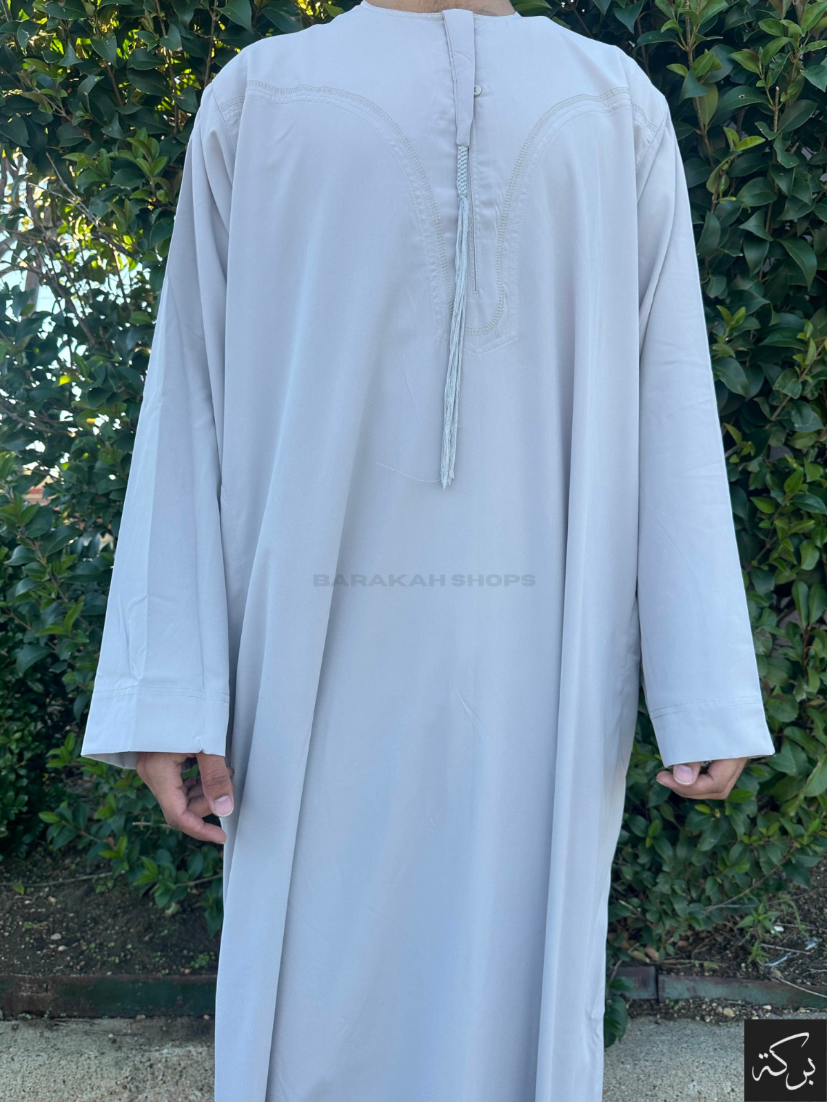 NEW Men’s Ikaf Brand Omani Thobe Premium Emirati Jubbah Size 52-62 | Desert Sand