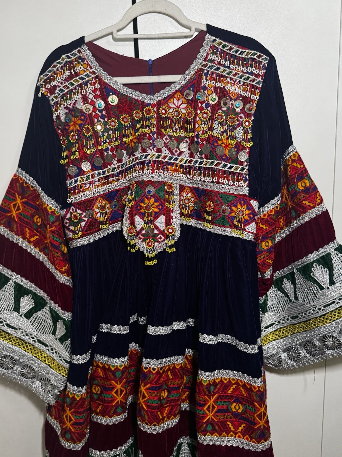 ✨ Authentic Handmade Afghan Dress 🌍 Custom Made in Afghanistan 🇦🇫