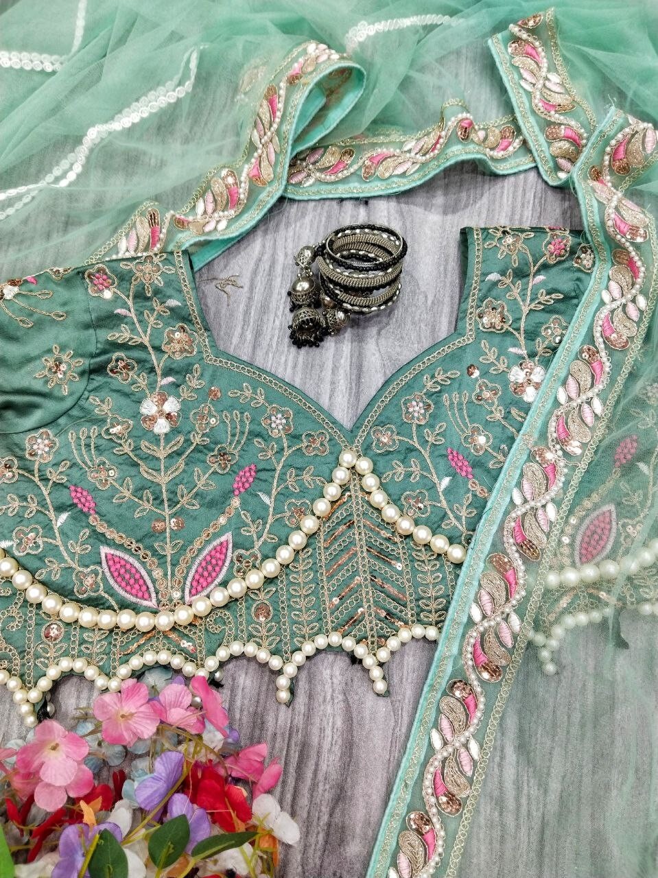 Attractive Look Premium Net Saree With Beautiful Blouse For Functional Wear