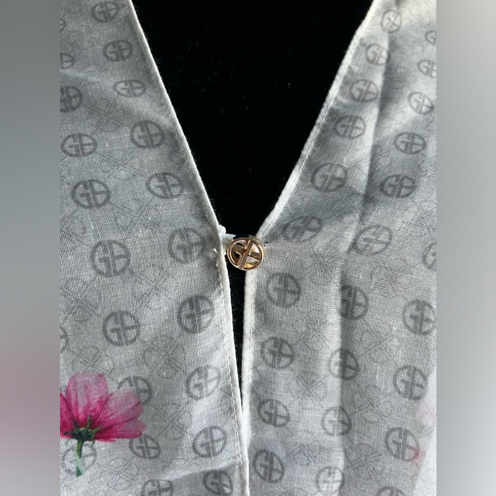 NWOT Giani Bernini Women’s Signature Logo Button-Front Kimono Cover Up