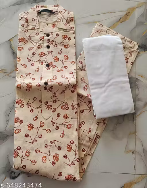 Men’s Cotton blend Kurta pajama set for Festival, Wedding & Home Function Ethnic