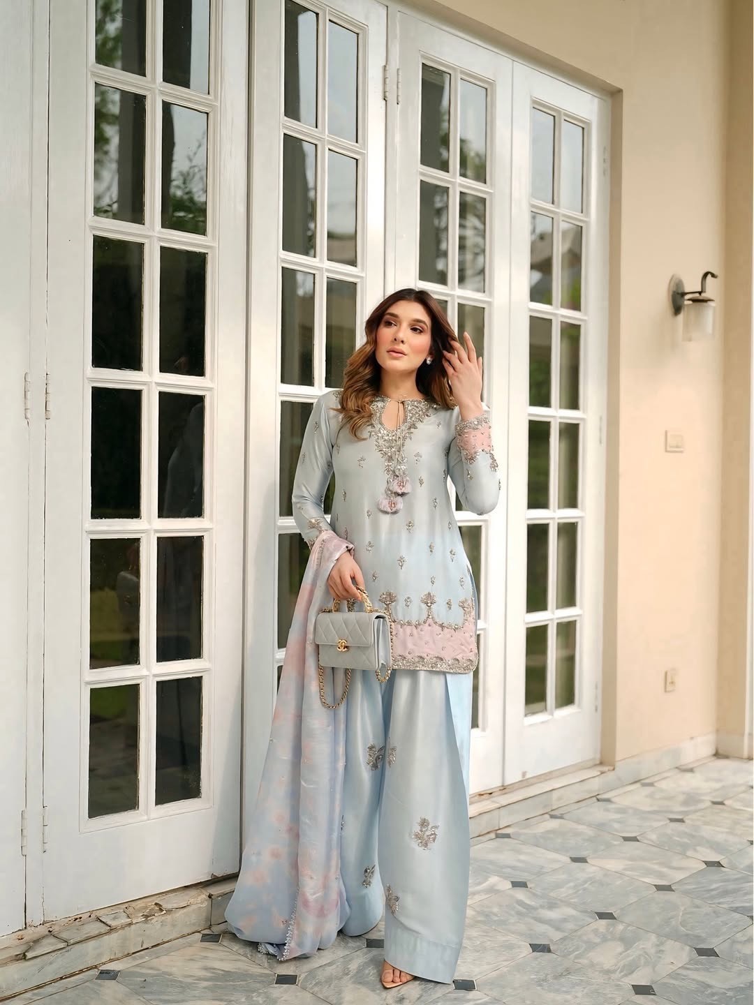 Pakistani Farshi Salwar Kameez plazzo suit Ready made Wedding Party Bollywood