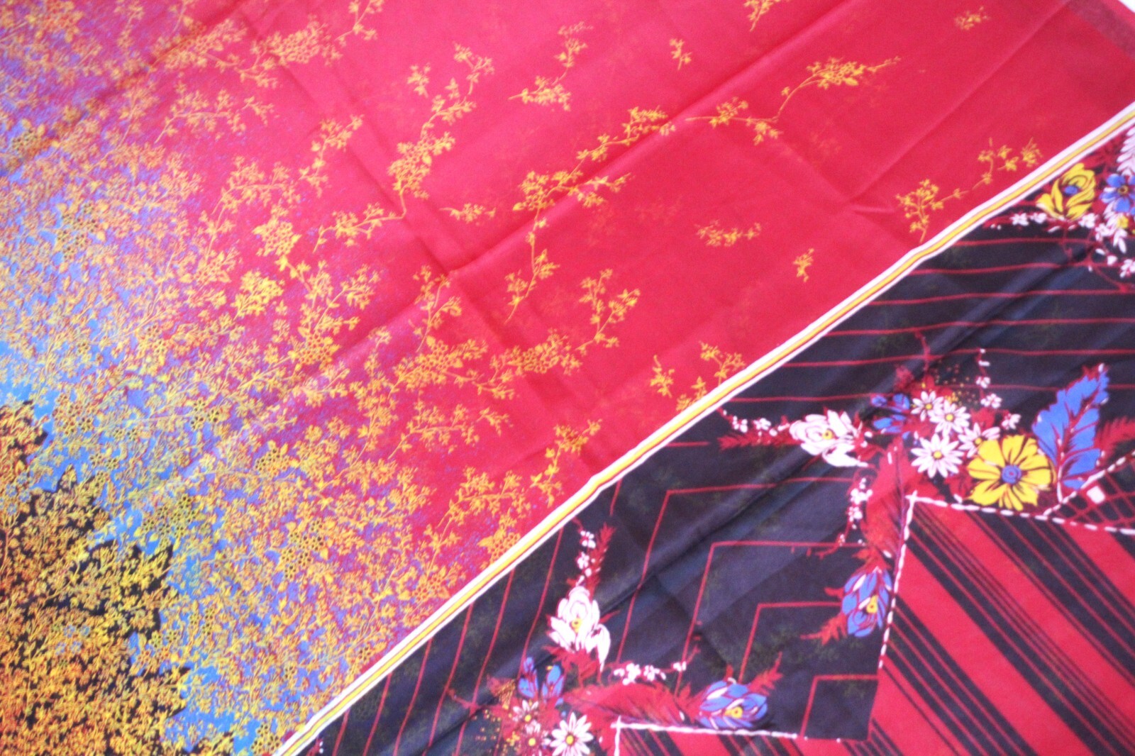 Vintage Dress Indian Women Wrap Printed Craft Fabric Sari Home Decor Fabric Lot