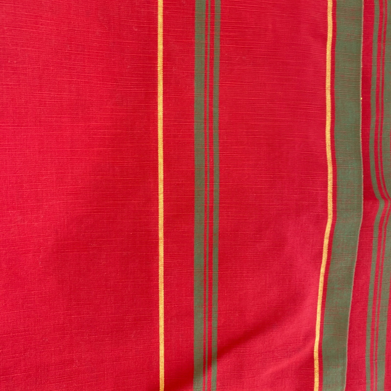Japanese Vintage Kimono Nagoya Obi Cotton Red Traditional Authentic 136 x 12 in