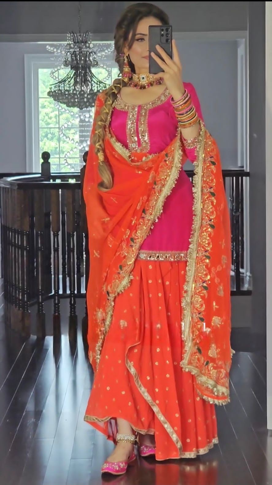 DRESS BOLLYWOOD SUIT PAKISTANI INDIAN WEDDING DHOTI TOP SALWAR KAMEEZ PARTY WEAR