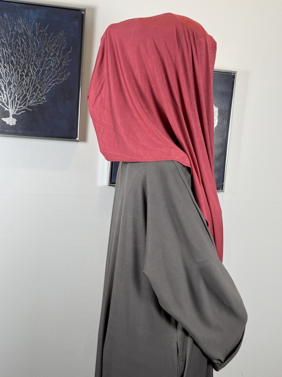 Women’s Hijabs & Niquabs Free Size Cotton Blend in Gray, Brown, Red, Beige, Blue