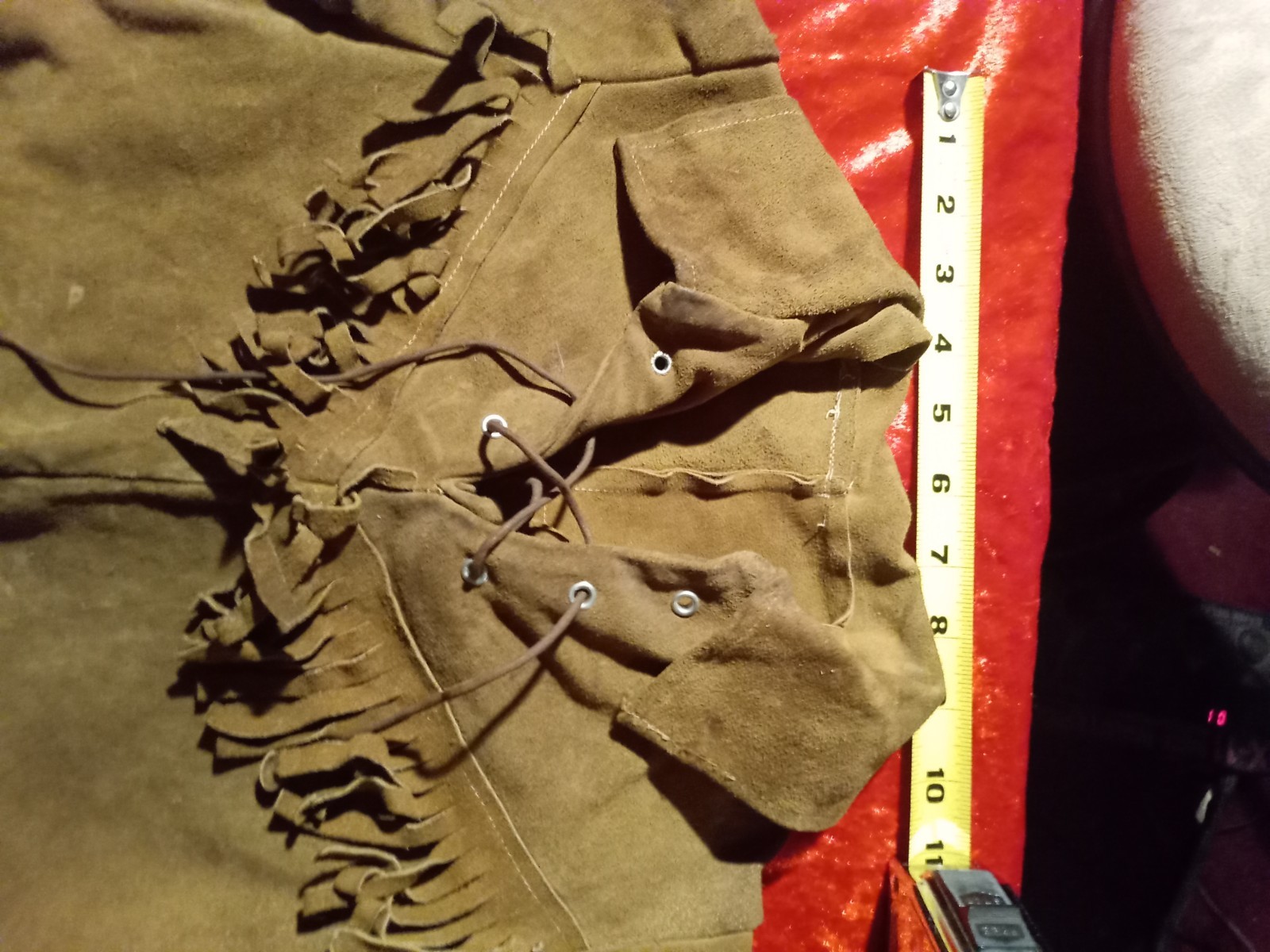 Native American Child Size Fringe Buckskin Shirt