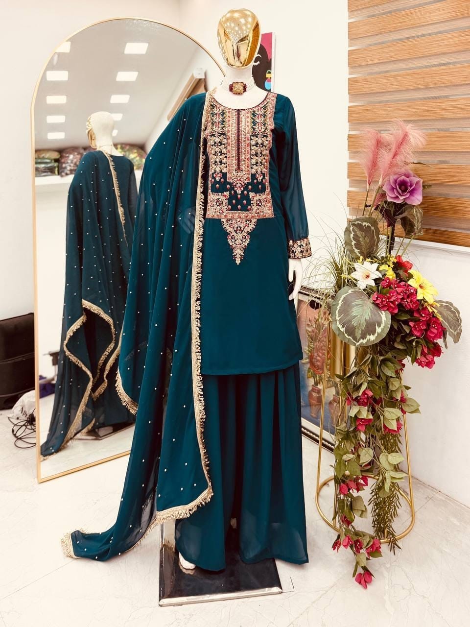 Pakistani Farshi Salwar Kameez Ready To Wear Dress Suits Wedding Party Bollywood