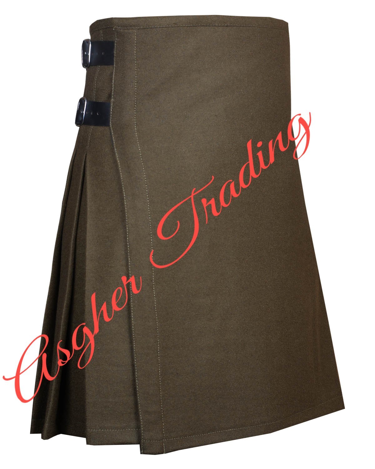 Tan Wool 8 Yard Kilt Men’s Traditional 100% Wool Kilt Custom Size Men kilts