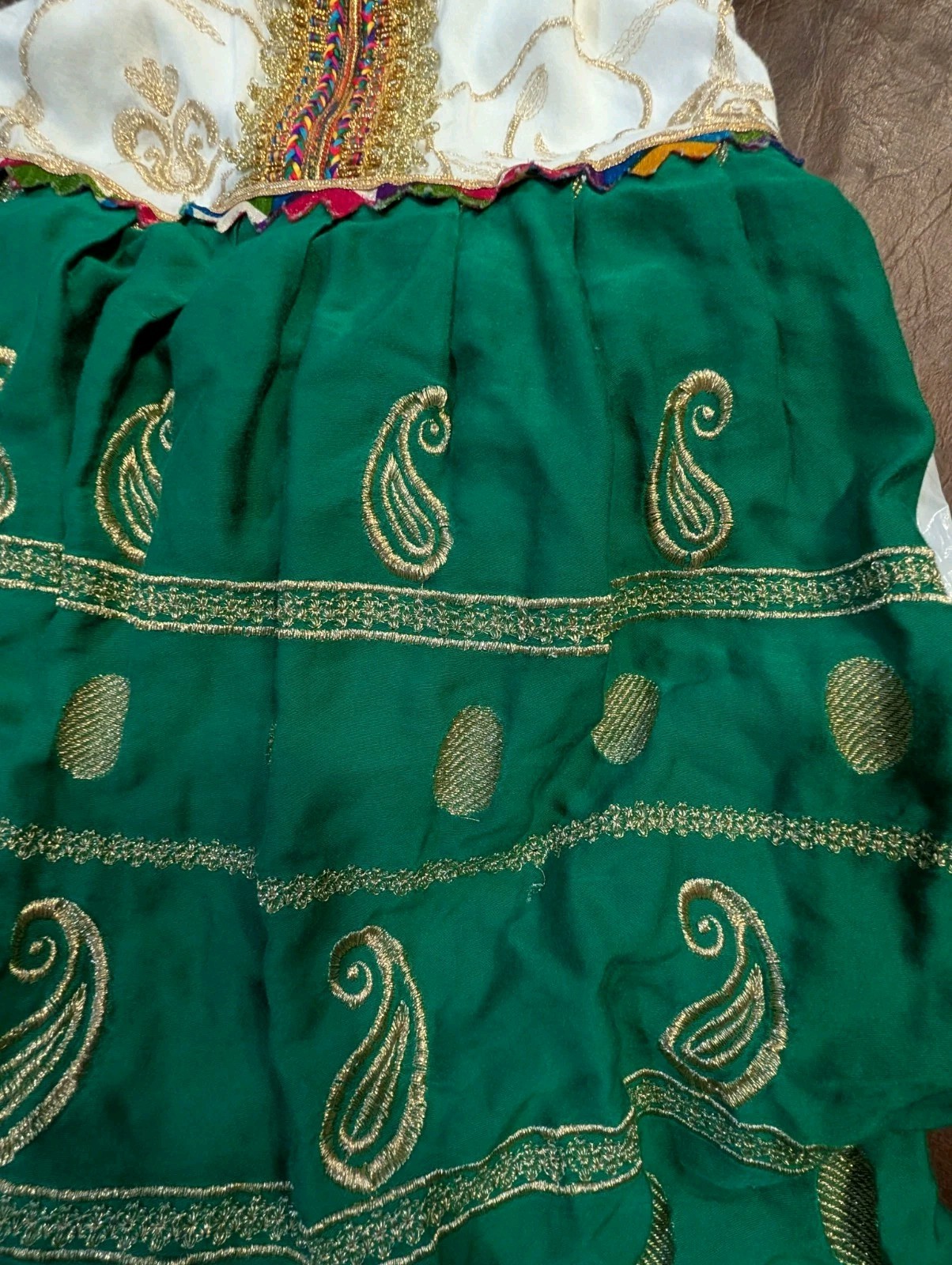 Afghani Dress Traditional Afghan Dress Indian White Embroidery Handmade
