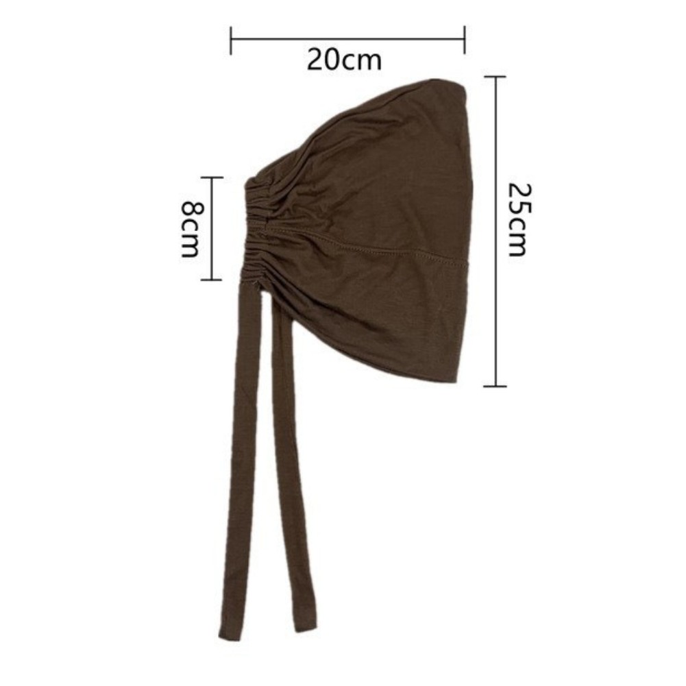 1/2pc Solid Color Elastic Beanie Modal Soft Inner Cap Hijab Turban 28 Colors