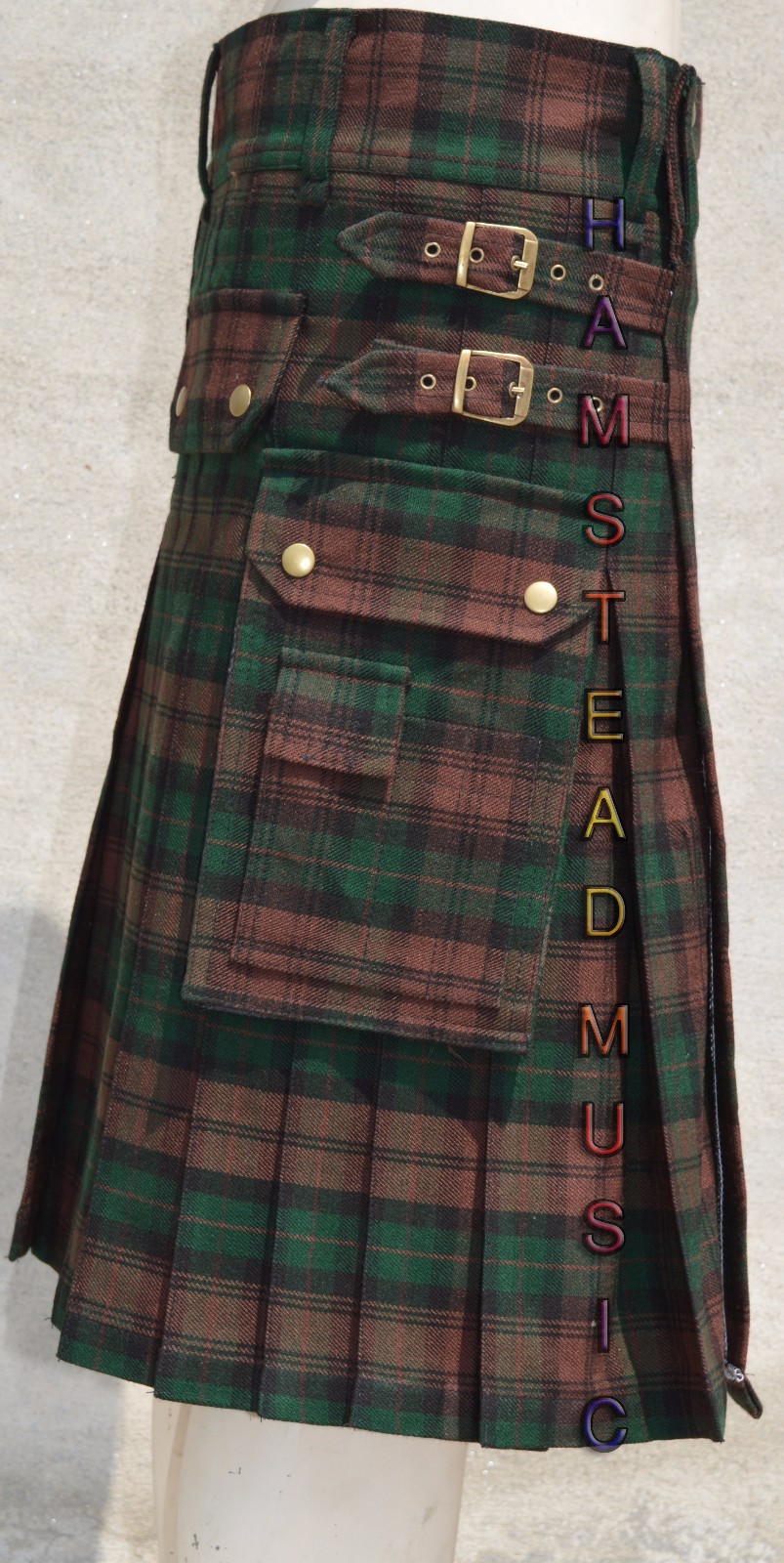 Scottish Highland Wears Active Men Brown watch Tartan Modern Sports Prime Kilts