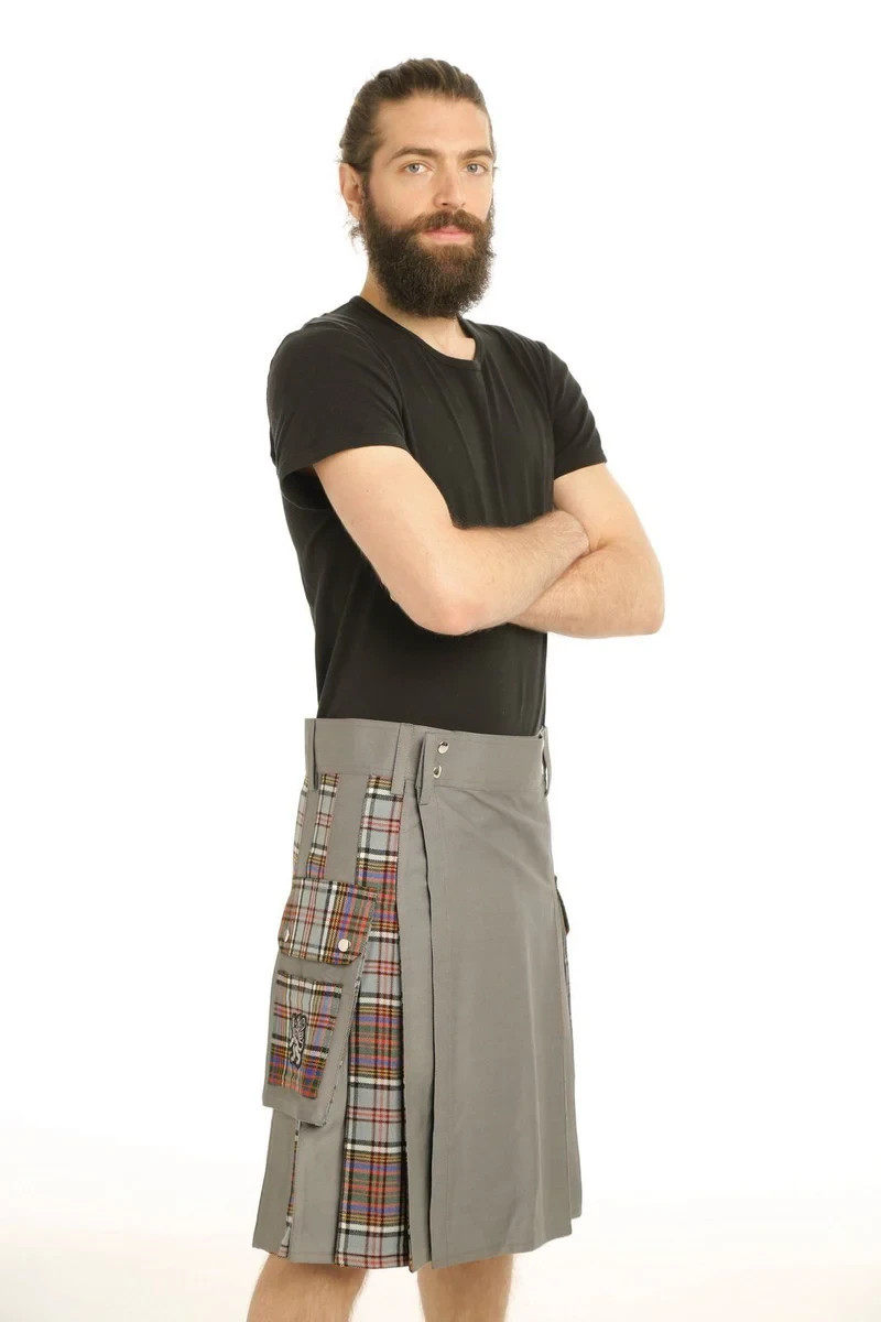 Gray Hybrid Kilt
