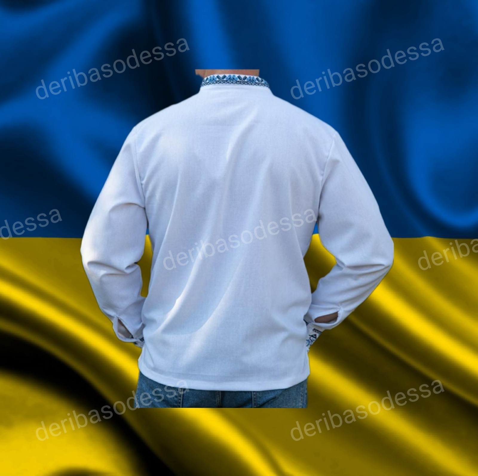 Set of Vyshyvanka Ukrainian traditional embroidered shirt men’s + children’s
