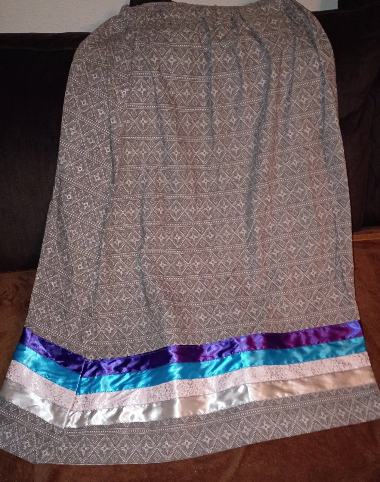 Handmade Native American Ribbon Skirt