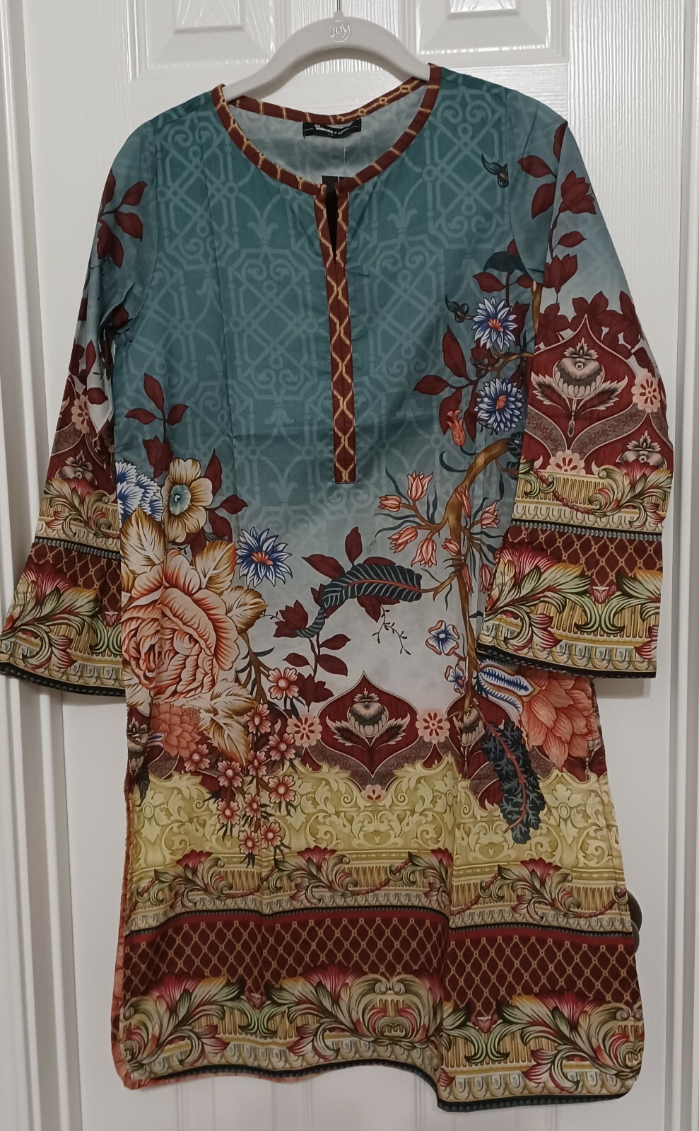NWT GUL AHMED Summer Lawn Kurti XS Pakistani Designer Indian SAFINAZ KHAADI