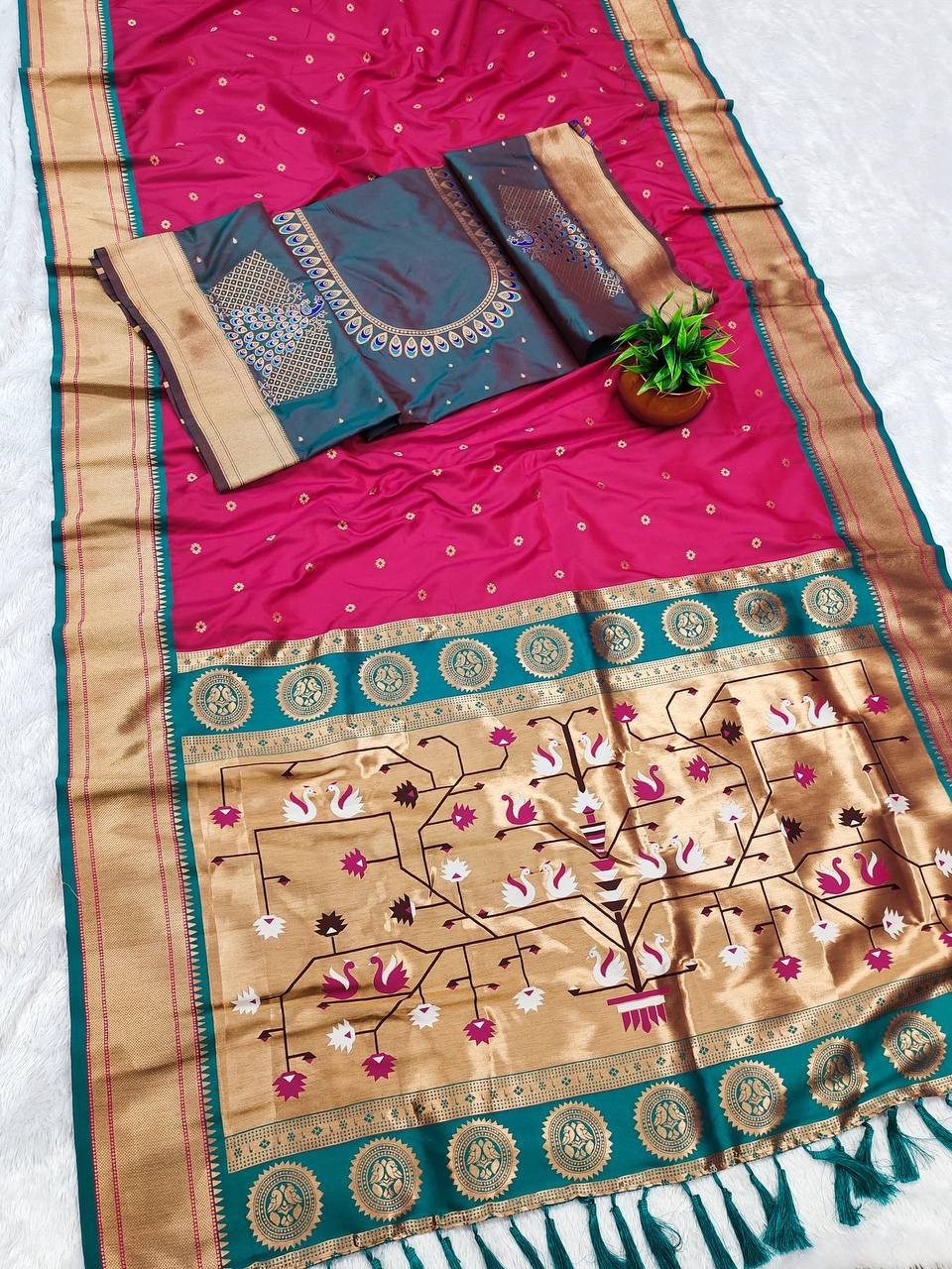 Bollywood Saree Indian Designer Wedding Sari Blouse Pakistani Party Wear Bridal