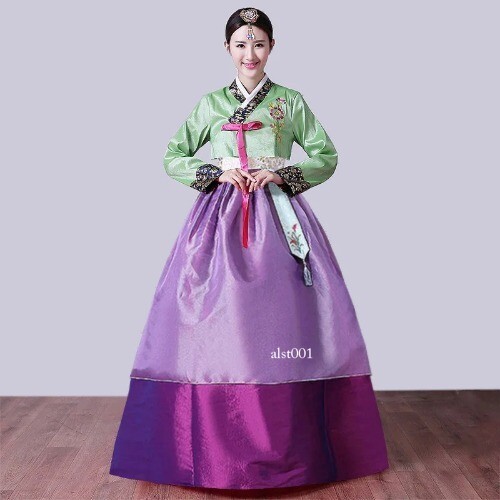 Women’s Korean Hanbok Dress Ancient Traditional Stage Dance Costume Ladies