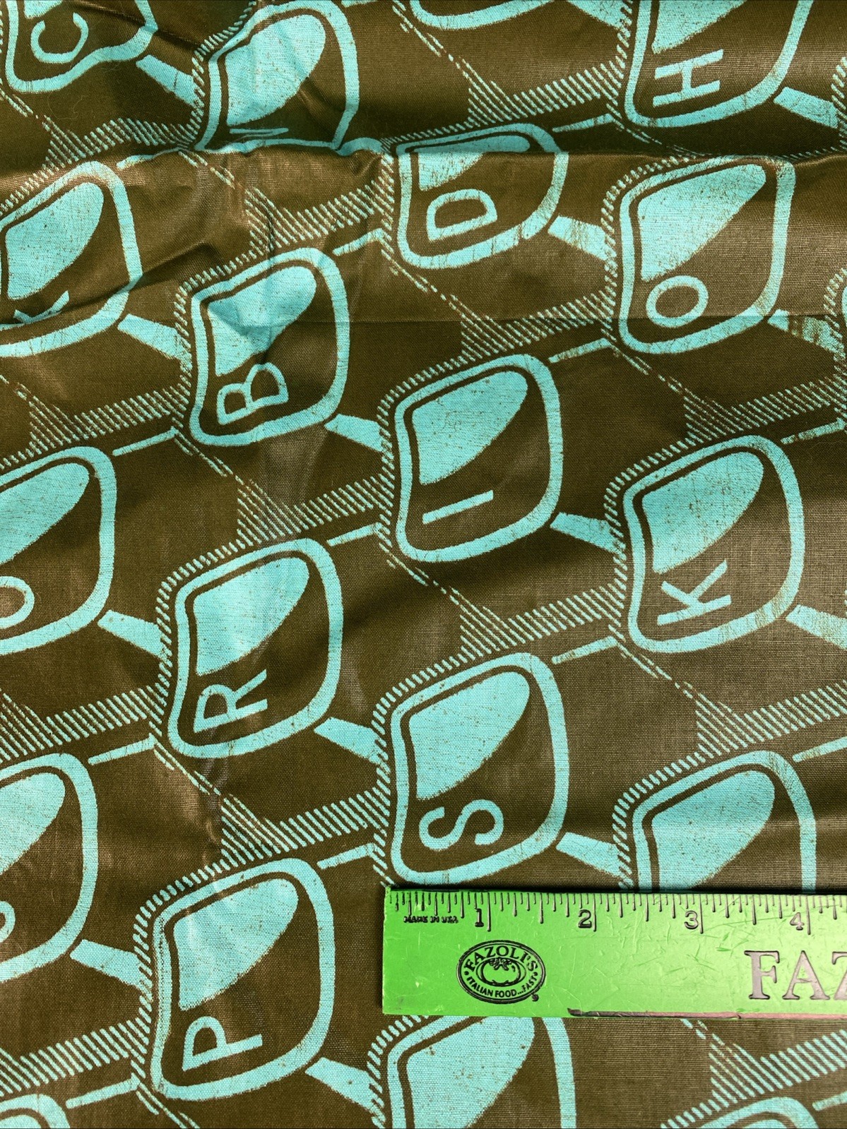 Veritable African Wax Print Guaranteed UNTL Real Wax 3 Yds x 44″ Cotton 8710