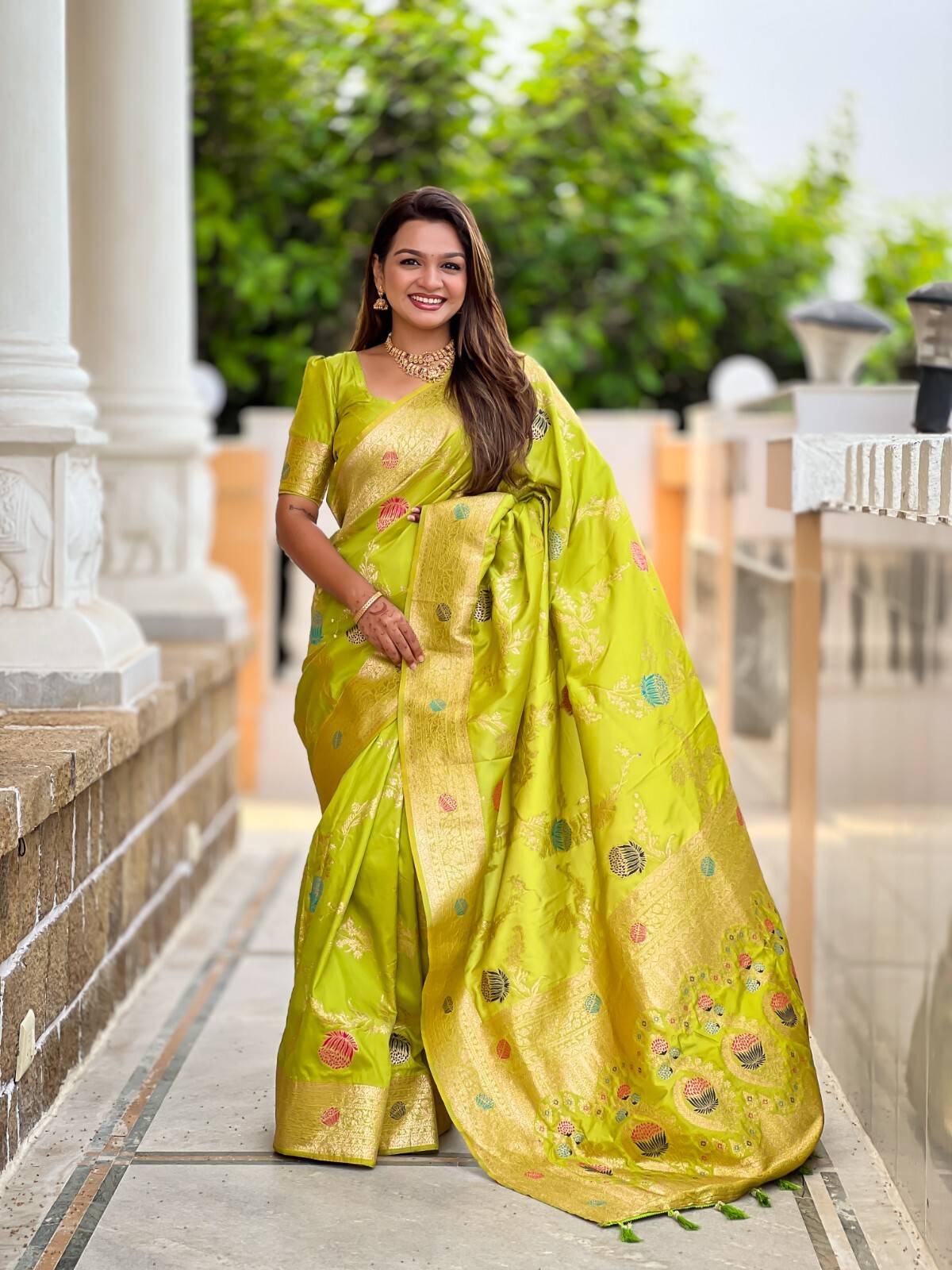 Soft Banarasi Silk Women Sari Designer Bollywood Weaving Indian Traditional Sari