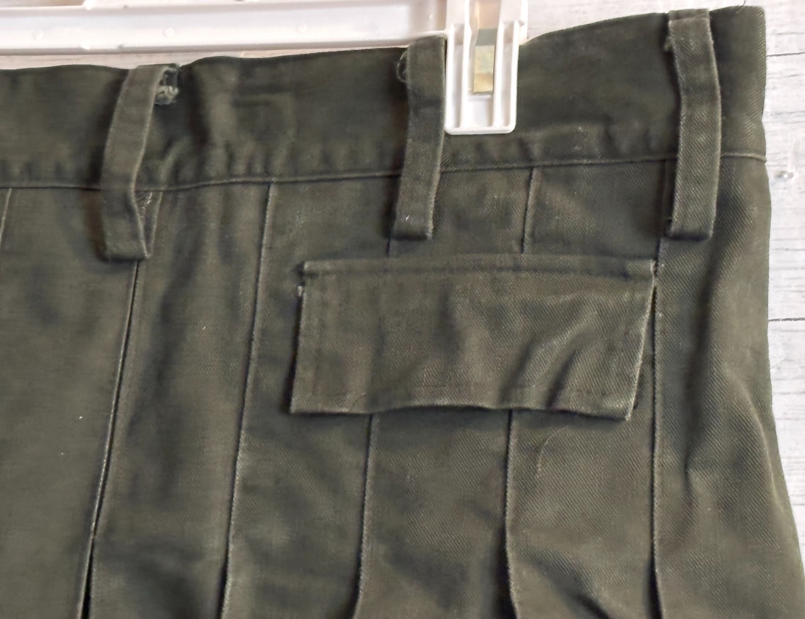 Kommando Kilts Utility Waist Size 46 48 Olive Green Pleated Buckle Pockets 2XL