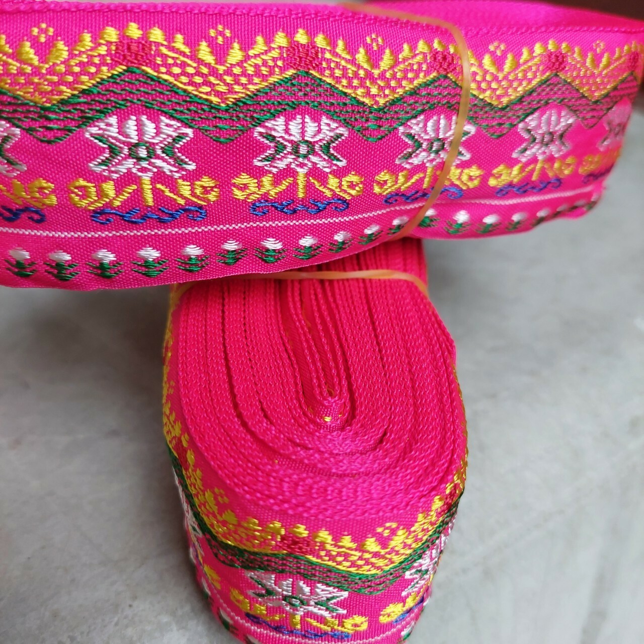 x10 Cloth Tape Embroidered Fabric Ribbon Decorating Shirt Bag Handicraft Tribal