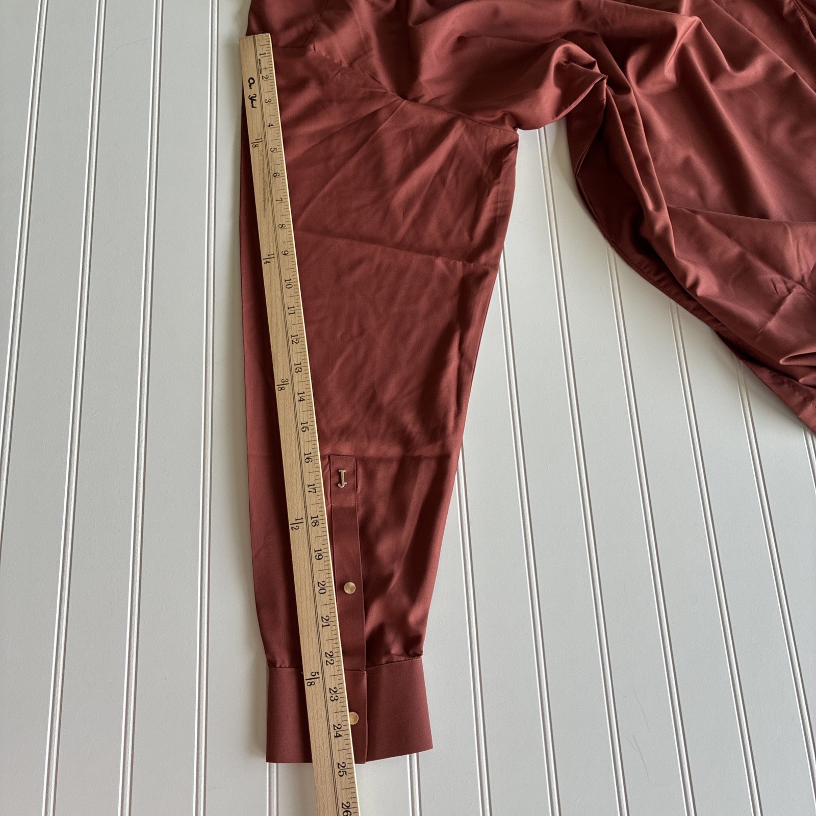 Shalwar Kameez Men Large NWT Brown Rust Kurta Trouser JJKPA33676 48-inch chest