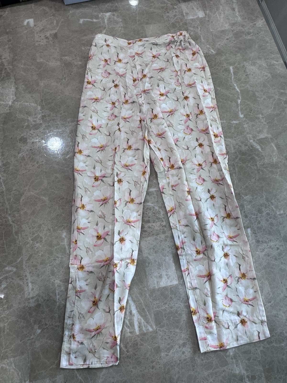 SAYA Modest Floral Matching Set | 2-Piece Stitched Lawn Suit | Small